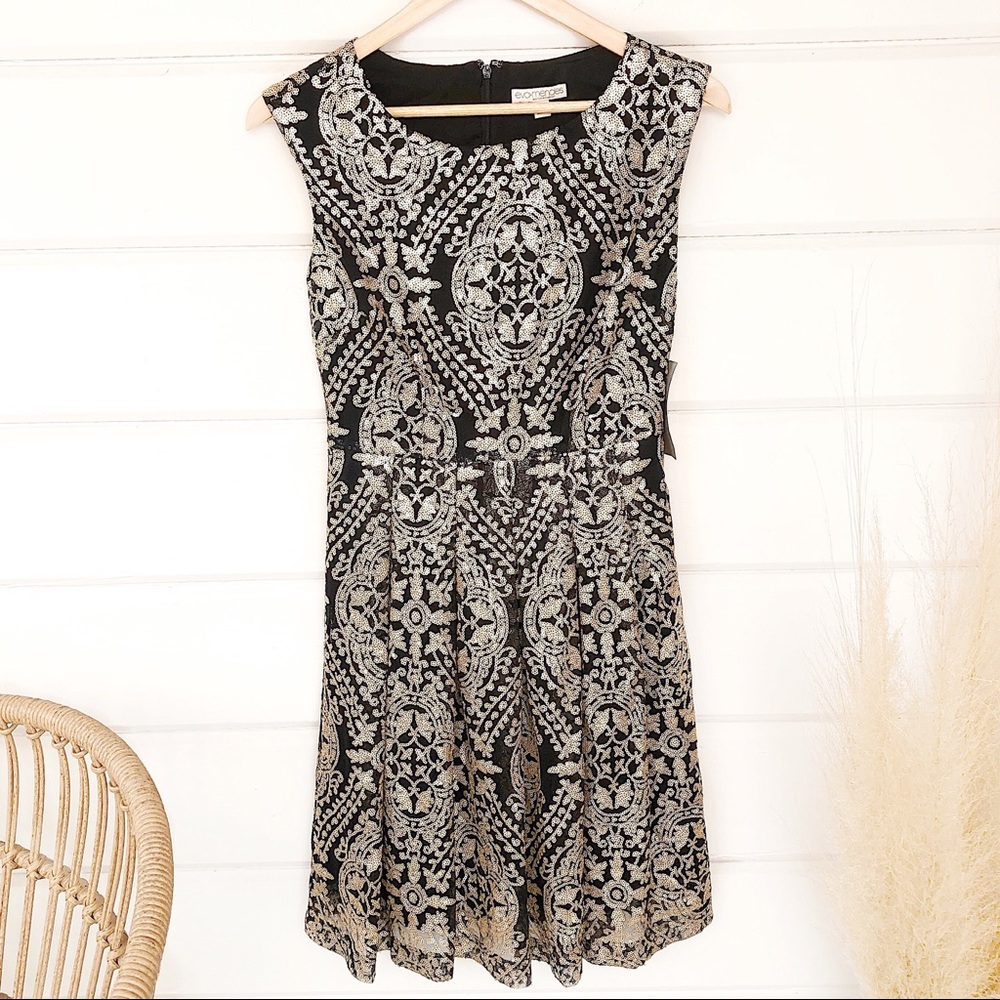 NWOT New York & Co Sequin Cocktail Dress Holiday / Christmas / New Years Eve